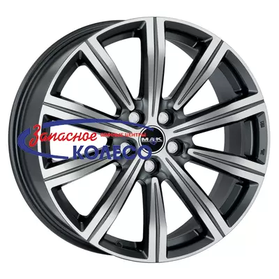 19'' 5x120 ET38 D72,6 8,0J MAK Birmingham Gunmetal Mirror Face