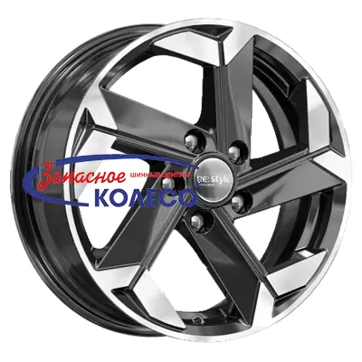 16'' 5x114,3 ET43 D67,1 6,0J K&K КС979 Алмаз черный