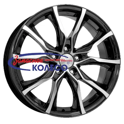 17'' 5x108 ET50 D63.35 7,5J K&K Твист (КС697М) Алмаз черный