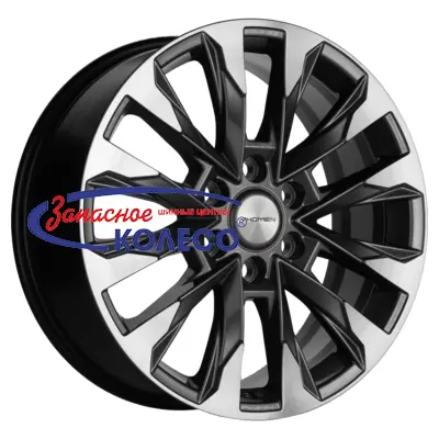 20'' 6x139,7 ET38 D67,1 8,0J Khomen Wheels KHW2010 (Pajero IV) Gray-FP