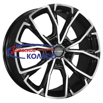 19'' 5x120 ET41 D59.5 7,5J Khomen Wheels KHW1907 (GAC GS8) Black-FP