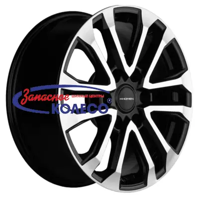 18'' 6x139,7 ET25 D106,1 7,5J Khomen Wheels KHW1805 (LC Prado) Black-FP