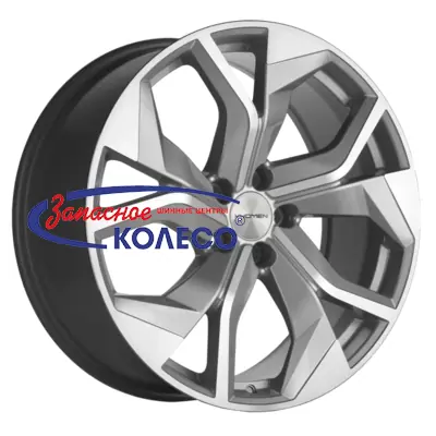 20'' 5x112 ET33 D66,6 8,5J Khomen Wheels KHW2006 (Audi/VW) Brilliant Silver-FP