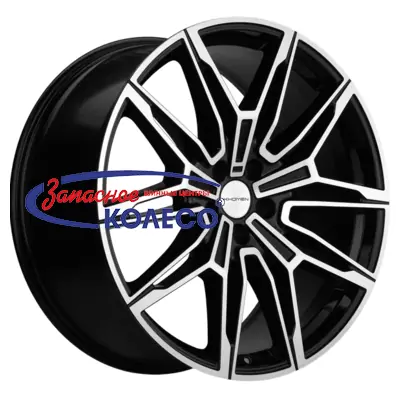 21'' 5x112 ET43 D66,6 11,0J Khomen Wheels KHW2105 (X5/X6/X7 осн.) Black-FP