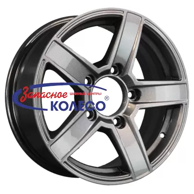 16'' 5x139,7 ET40 D98,5 6,5J Khomen Wheels KHW1614 (Niva 4x4) Gray