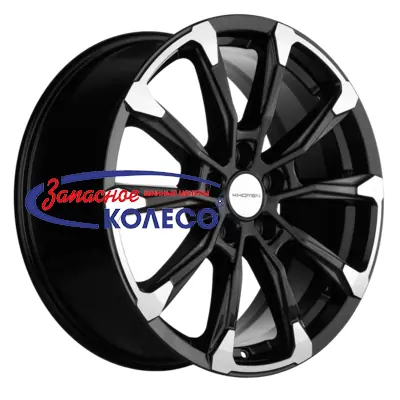 18'' 5x108 ET47 D60,1 7,5J Khomen Wheels KHW1808 (Chery Tiggo 8/8 Pro) Black-FP