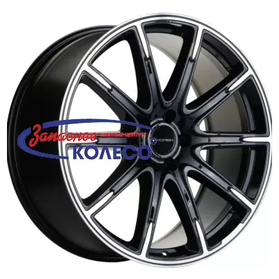 21'' 5x112 ET30 D66,6 9,5J Khomen Wheels KHW2102 (GLS class) Black-FP