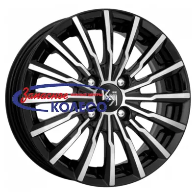 17'' 4x100 ET43 D60,1 7,0J K&K Акцент-оригинал (КС562) Алмаз черный