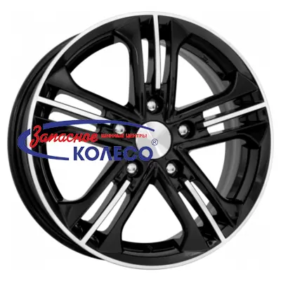 15'' 5x108 ET50 D63.35 6,0J K&K Trinity-оригинал (КС615) Алмаз черный