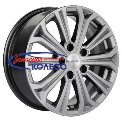 16'' 5x115 ET41 D70.2 6,5J Khomen Wheels KHW1610 (Astra) Gray