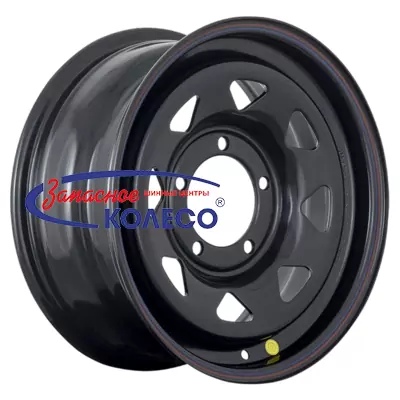 16'' 5x139,7 ET00 D110 7,0J Off-Road Wheels УАЗ (треуг. мелкий) Черный