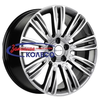 20'' 5x120 ET45 D72,6 8,5J Khomen Wheels KHW2004 (RRover) Dark Chrome-FP