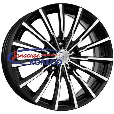 17'' 4x100 ET45 D67,1 7,0J K&K Акцент (КС562) Алмаз черный