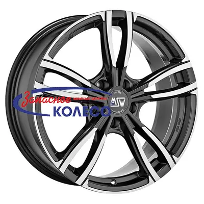 19'' 5x112 ET30 D73 8,0J MSW 73 Gloss Dark Grey