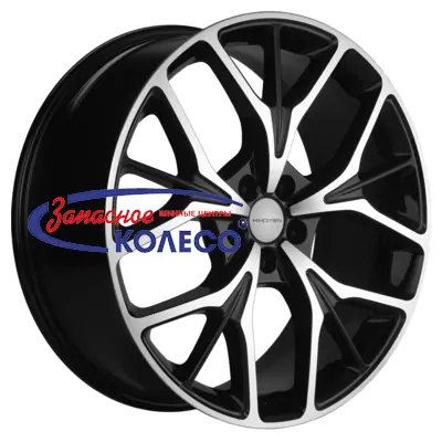20'' 5x120 ET30 D66,1 8,0J Khomen Wheels KHW2012 (Voyah FREE) Black-FP