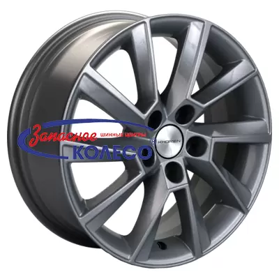 15'' 5x100 ET40 D57,1 6,0J Khomen Wheels KHW1507 (Polo) Gray