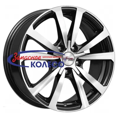 17'' 5x112 ET45 D57,1 7,0J iFree Бэнкс (КС645) Блэк Джек