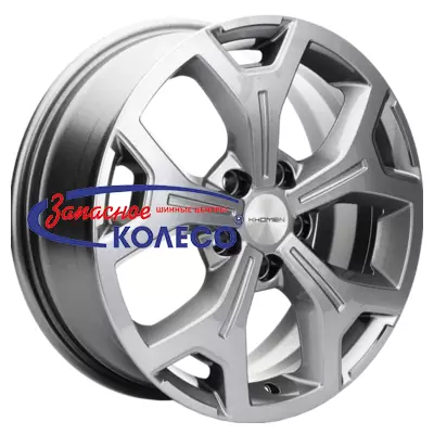 17'' 5x108 ET33 D60,1 6,5J Khomen Wheels KHW1710 (Chery tiggo 7pro) Gray