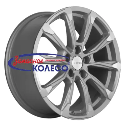 18'' 5x114,3 ET35 D60,1 7,5J Khomen Wheels KHW1808 (Lexus NX) F-Silver-FP