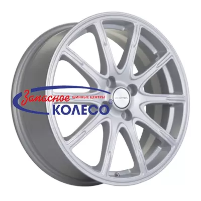 17'' 4x100 ET44 D54,1 6,5J Khomen Wheels KHW1707 (KIA Rio I/II Solaris I/II) F-Silver