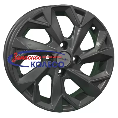 14'' 4x100 ET43 D67,1 5,5J Khomen Wheels KHW1402 Gray