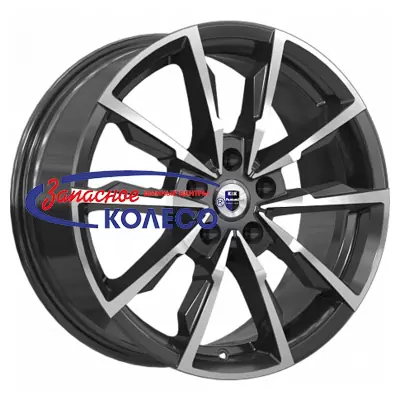 17'' 5x100 ET38 D67,1 7,5J K&K Меренге (КС902) Алмаз черный