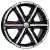 18'' 6x139,7 ET25 D106,1 8,0J K&K Окинава (КС469) Алмаз черный