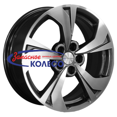 17'' 5x108 ET40 D54,1 7,0J Khomen Wheels KHW1724 (Jac/Москвич 3) Gray-FP