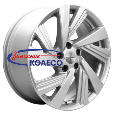 18'' 5x112 ET43 D57,1 7,5J Khomen Wheels KHW1801 (Kodiaq/Tiguan) F-Silver