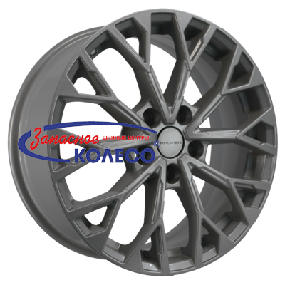 17'' 5x110 ET45 D67,1 7,0J Khomen Wheels KHW1718 (Dongfeng 580) F-Silver