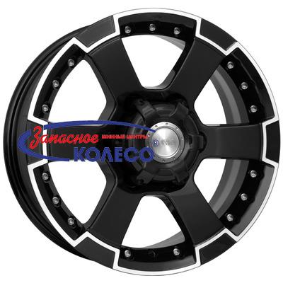 16'' 6x139,7 ET20 D110,1 7,0J K&K M56 (КС593) Алмаз черный