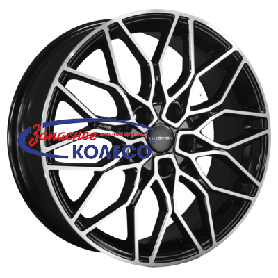 18'' 5x108 ET43 D65,1 7,0J Khomen Wheels KHW1813 (Dongfeng AX7) Black-FP