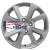 15'' 4x100 ET37 D60,1 6,0J Khomen Wheels KHW1501 (XRay) F-Silver