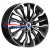 17'' 5x108 ET50 D63.35 6,5J K&K Атакама (КС756) Алмаз черный