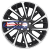 18'' 5x112 ET39 D66,6 7,5J Khomen Wheels KHW1804 (Audi A4/A6) Black-FP